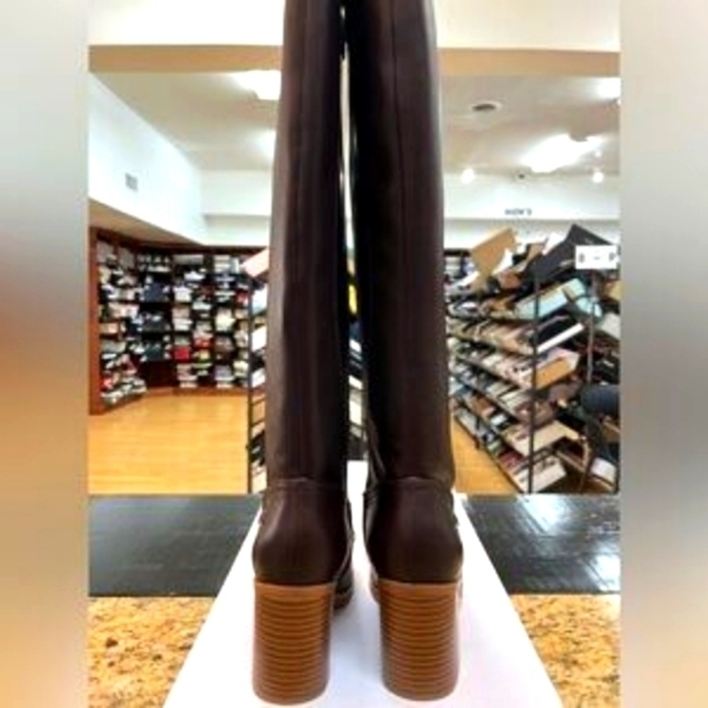 Gorgeous Giani Bernini Dark Brown Heeled Boots - Picture 5 of 5